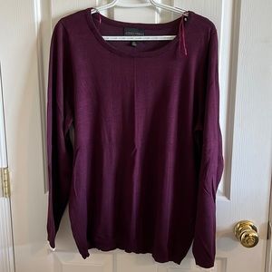 Absolutely Creative Worldwide maroon sweater